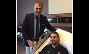 Başkanımız Fikret Orman, Caner Erkin’i Yalnız Bırakmadı