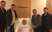 Başkanımız Fikret Orman ve Yönetim Kurulu Üyelerimiz Bombalı Terör Saldırısında Yaralanan İbrahim Kocaoğlu'nu Ziyaret Etti