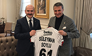 Başkanımız Fikret Orman’dan İçişleri Bakanı Süleyman Soylu’ya Ziyaret