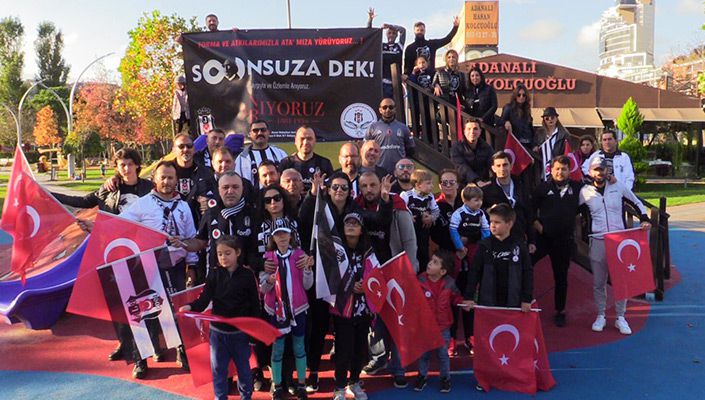 Bahçeşehir Beşiktaşlılar Derneği’nden 10 Kasım Yürüyüşü