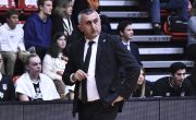 Head Coach Aziz Akkaya’s reaction after EuroCup victory