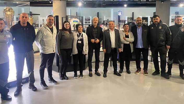 Başkanımız Ahmet Nur Çebi, Beşiktaş JK Müzesi ve Kartal Yuvası Çalışanlarımızla Buluştu