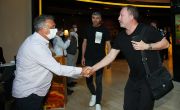 Başkanımız Ahmet Nur Çebi, Futbol Takımımızı Uğurladı