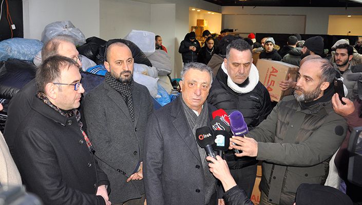 Başkanımız Ahmet Nur Çebi: “Halkımızın yardımlarına aracı olabilmek bu kadar acının arasında bizim için mutluluk kaynağı”