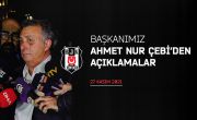 Başkanımız Ahmet Nur Çebi’den Açıklamalar
