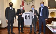 Başkanımız Ahmet Nur Çebi’den Ankara Üniversitesi Rektörü Prof. Dr. Necdet Ünüvar’a Ziyaret