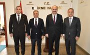 Başkanımız Ahmet Nur Çebi’den Edirne Valisi Ekrem Canalp’e Ziyaret