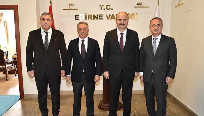 Başkanımız Ahmet Nur Çebi’den Edirne Valisi Ekrem Canalp’e Ziyaret