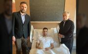 Başkanımız Ahmet Nur Çebi’den Futbolcumuz Tayyip Talha Sanuç’a Geçmiş Olsun Ziyareti