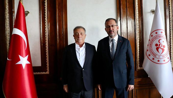 Başkanımız Ahmet Nur Çebi’den Gençlik ve Spor Bakanı Dr. Mehmet Muharrem Kasapoğlu’na Ziyaret