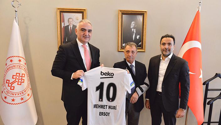Başkanımız Ahmet Nur Çebi’den Kültür ve Turizm Bakanı Mehmet Nuri Ersoy’a Ziyaret