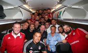 Chairman Çebi congratulates  first team coaches and staff