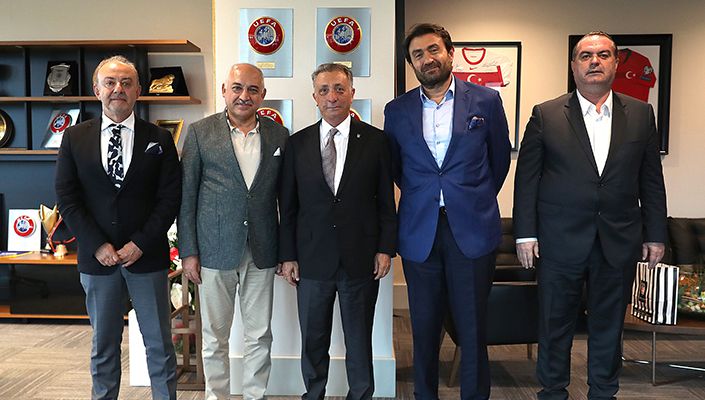 Başkanımız Ahmet Nur Çebi’den TFF Başkanı Mehmet Büyükekşi’ye Ziyaret