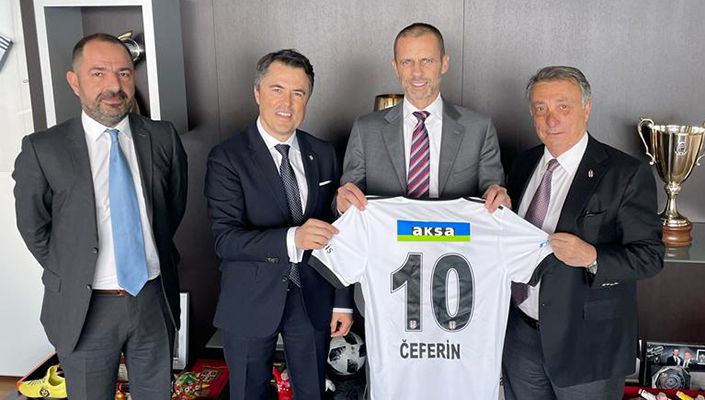 Başkanımız Ahmet Nur Çebi’den UEFA Başkanı Aleksander Čeferin’e Ziyaret