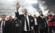 Reaction from Beşiktaş JK Chairman Hasan Arat after Turkish Cup Final victory