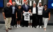 Young Beşiktaş supporter Yusuf Değer gets his jersey and more…