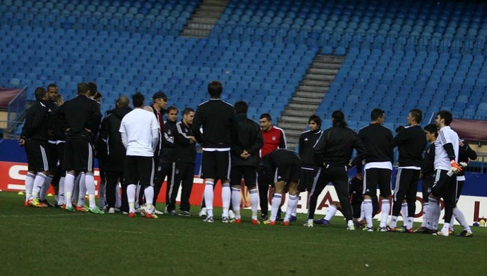 Vicente Calderon’da Son İdman