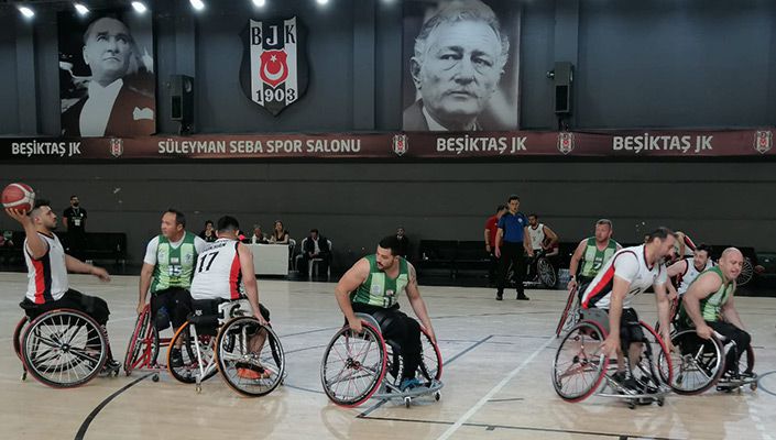 Beşiktaş:84 Vakıflar Tekerlekli Sandalye Basketbol:42 