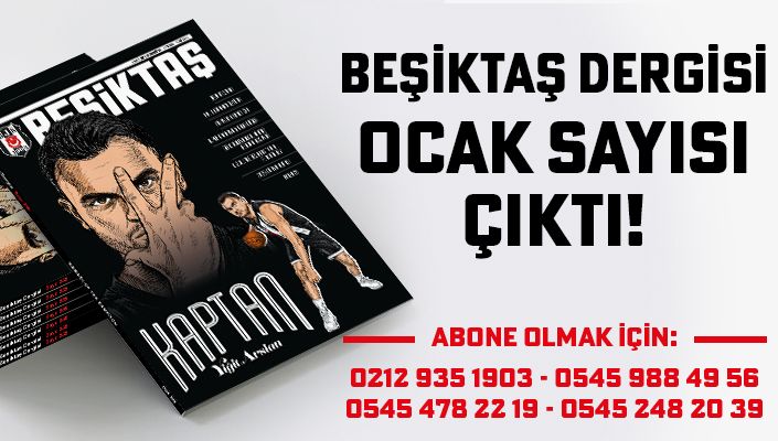Beşiktaş Dergisi Ocak Sayısı Çıktı