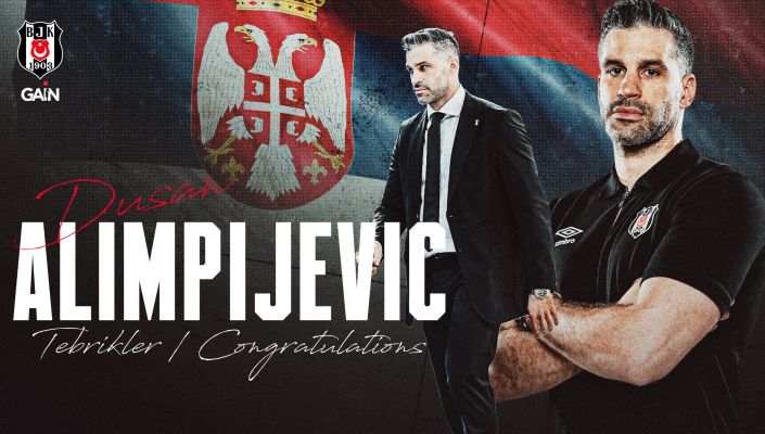 Beşiktaş GAİN Takımımızın Başantrenörü Dusan Alimpijevic, Sırbistan Milli Takımının Başantrenörü Oldu