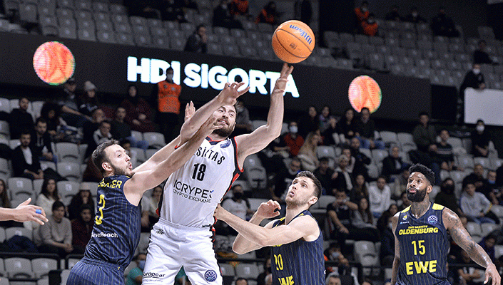 Beşiktaş Icrypex:88 EWE Baskets Oldenburg:72