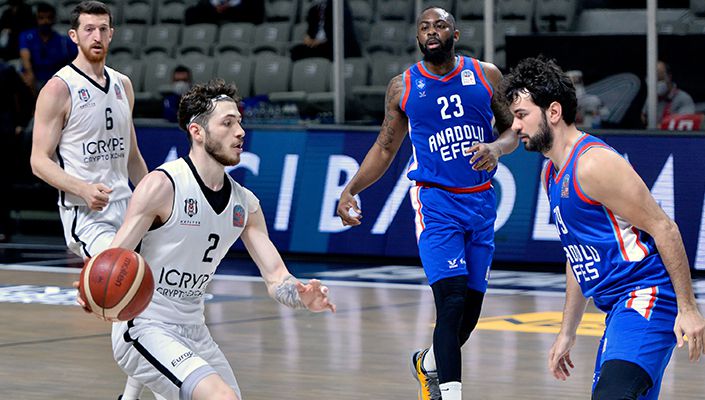 Beşiktaş Icrypex:66 Anadolu Efes:96 