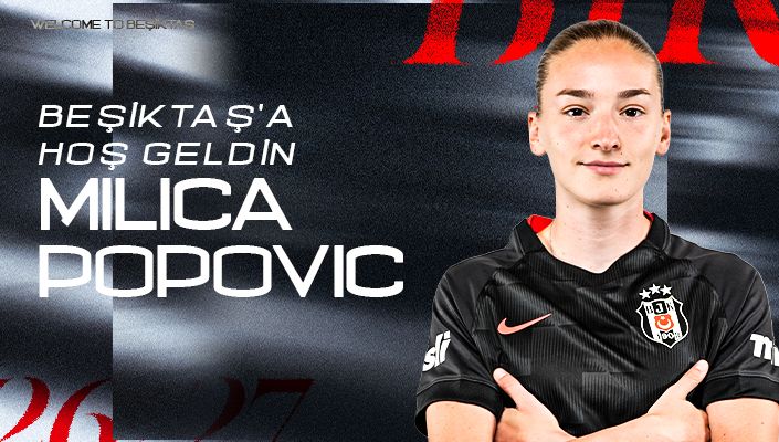 Beşiktaş’a Hoş Geldin Milica Popovic
