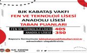BJK KABATAŞ VAKFI Okulları Yeni Öğrencilerini Bekliyor
