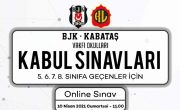 BJK-KABATAŞ VAKFI Okulları’na Kabul Sınavı Yarın Yapılacak