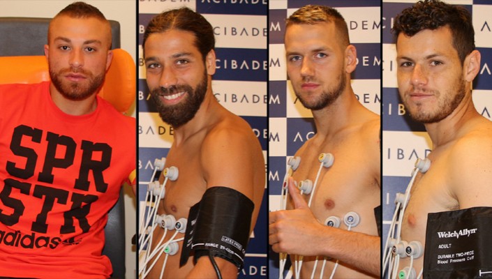 Futbolcularımız Sağlık Kontrolünden Geçti