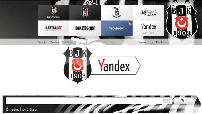 Beşiktaş - Yandex İşbirliği