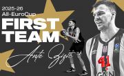 BKT EuroCup 2025/26 Sezonunun En İyi Beşine, Beşiktaş GAİN Takımımızın Oyuncusu Ante Zizic Seçildi