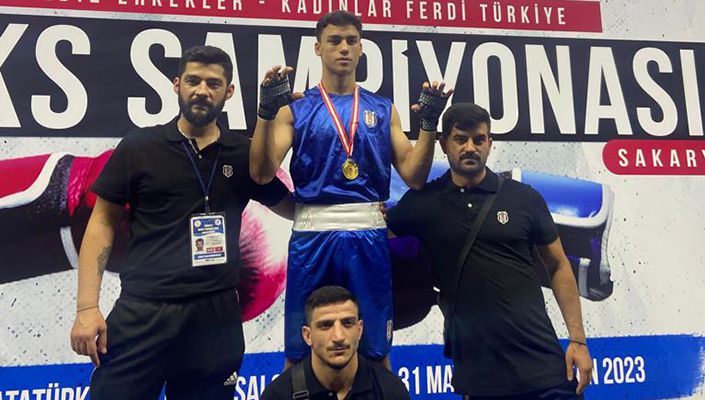 Boksörümüz Baran Dinç, Türkiye Şampiyonu Oldu