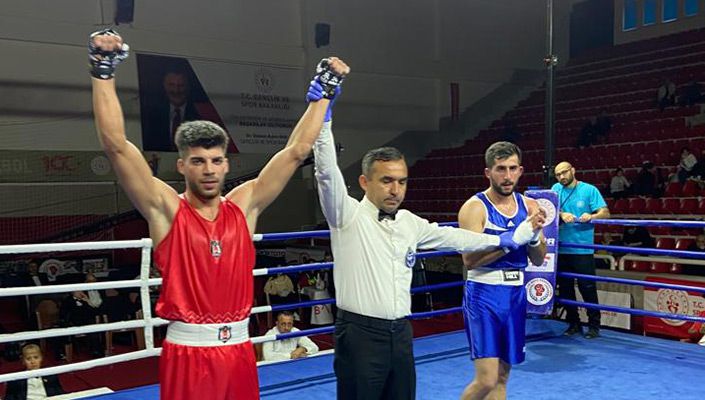 Boksörümüz Hasan Ertem, Büyük Erkekler Türkiye Ferdi Boks Şampiyonası’nda Finale Yükseldi