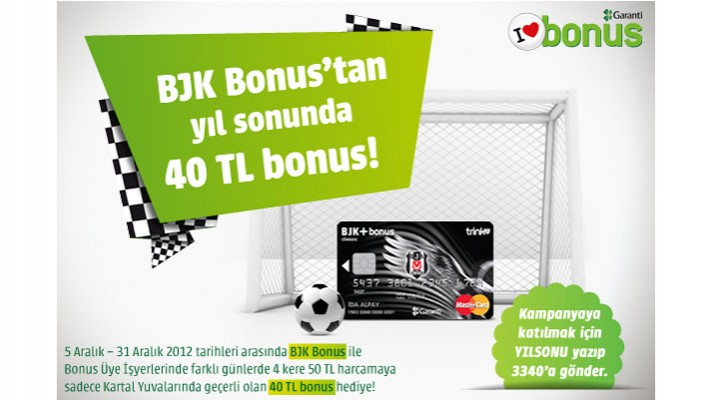 BJK Bonus Card’tan Yılın Son Kampanyası
