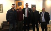 Bozcada Beşiktaşlılar Derneği’nden Hakan Özköse’ye Ziyaret