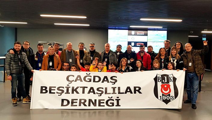 Çağdaş Beşiktaşlılar Derneği Üyeleri Vodafone Park'ı Gezdi
