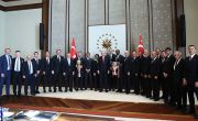 Beşiktaş JK visit President Recep Tayyip Erdoğan 