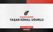 Demir Grup Sivasspor Maçının Hakemi Yaşar Kemal Uğurlu