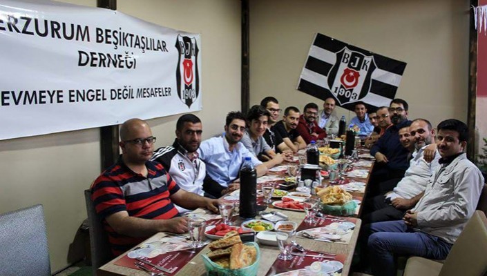 Erzurum Beşiktaşlılar Derneği’nden İftar Yemeği