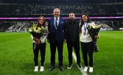 World wrestling silver medalist Nesrin Baş  honoured at Beşiktaş Tüpraş Stadium