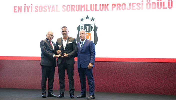 En İyi Sosyal Sorumluluk Projesi Ödülü’nün Sahibi Beşiktaş