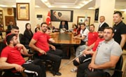 Beşiktaş RMK Marine Takımımızdan Kırklareli Belediye Başkanı Kesimoğlu’na Ziyaret