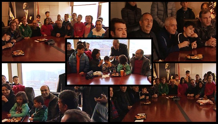 Erzurum'dan Gelen Çocuklar Kulüp Binamızda Ağırlandı