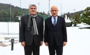 Eski Tarım ve Orman Bakanı Prof. Dr. Vahit Kirişci’den Başkanımız Serdal Adalı’ya Ziyaret