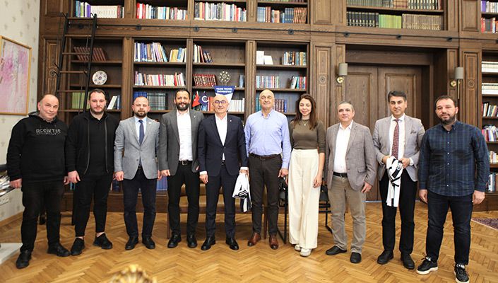 Fırat Fidan ve Mehmet Ekşi’den Yıldız Teknik Üniversitesi Rektörü Prof. Dr. Tamer Yılmaz’a Ziyaret