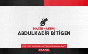 Fraport-TAV Antalyaspor Maçının Hakemi Abdulkadir Bitigen