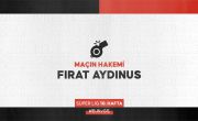 Galatasaray Maçının Hakemi Fırat Aydınus