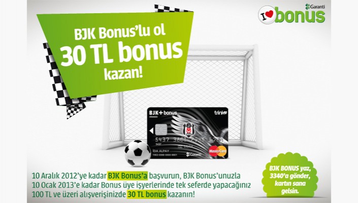 Garanti BJK Bonus'tan Yeni Kampanya