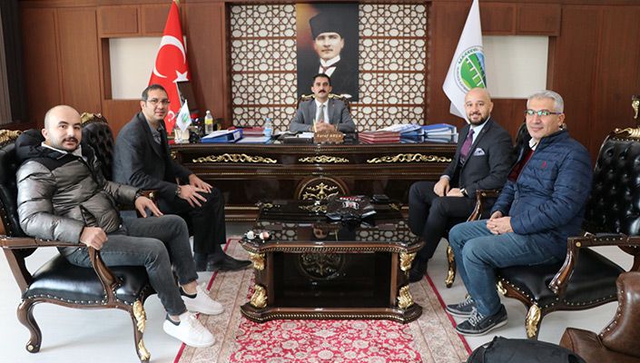 Gaziantep Beşiktaşlı Taraftarlar Derneği’nden Gaziantep Nurdağı Kaymakamı Eşref Akça'ya Ziyaret
